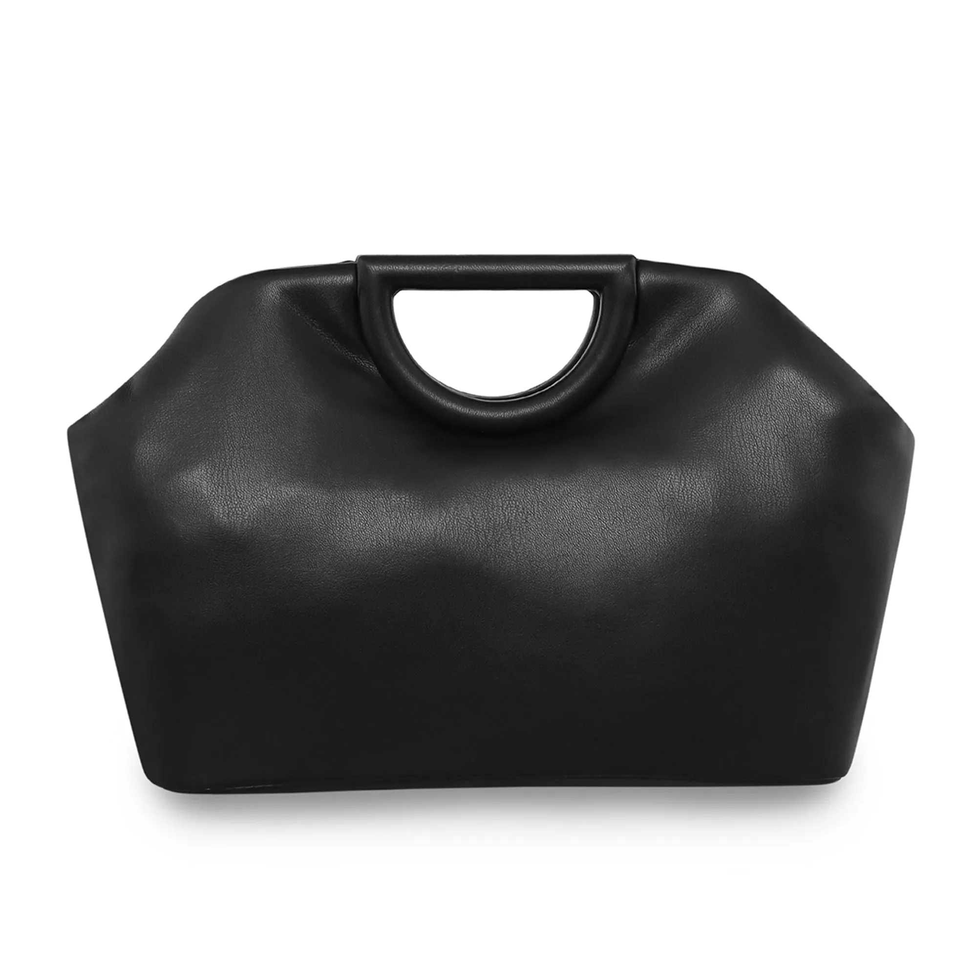 Accessorize London Black Grab Handle Clutch Bag