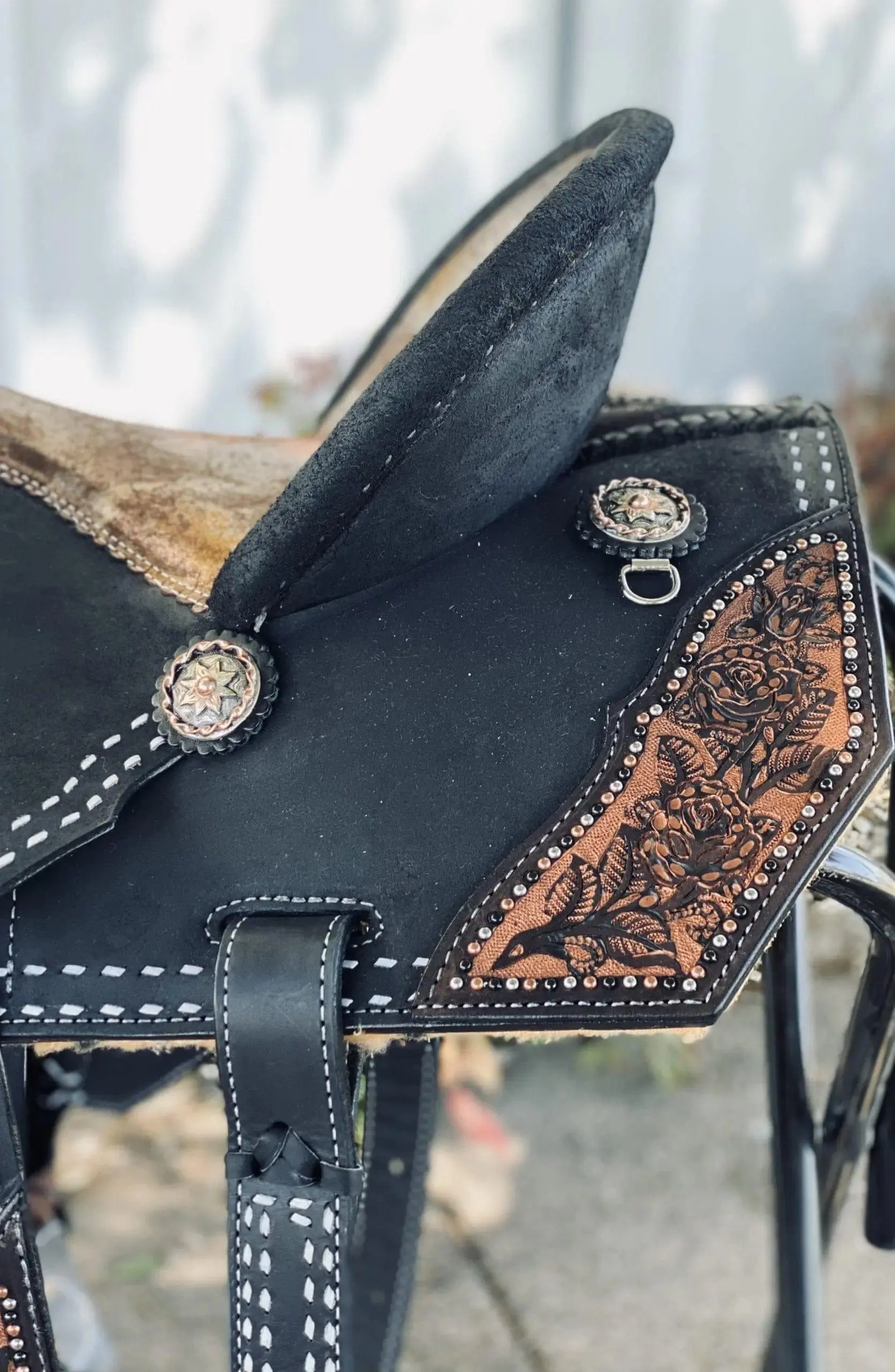 Alamo Saddlery 15 Black Beauty Barrel