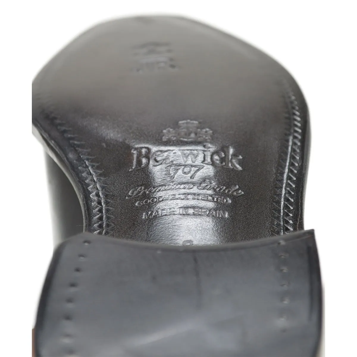 Berwick 1707 Premium Grade Cordovan Wholecut (5216) - Black