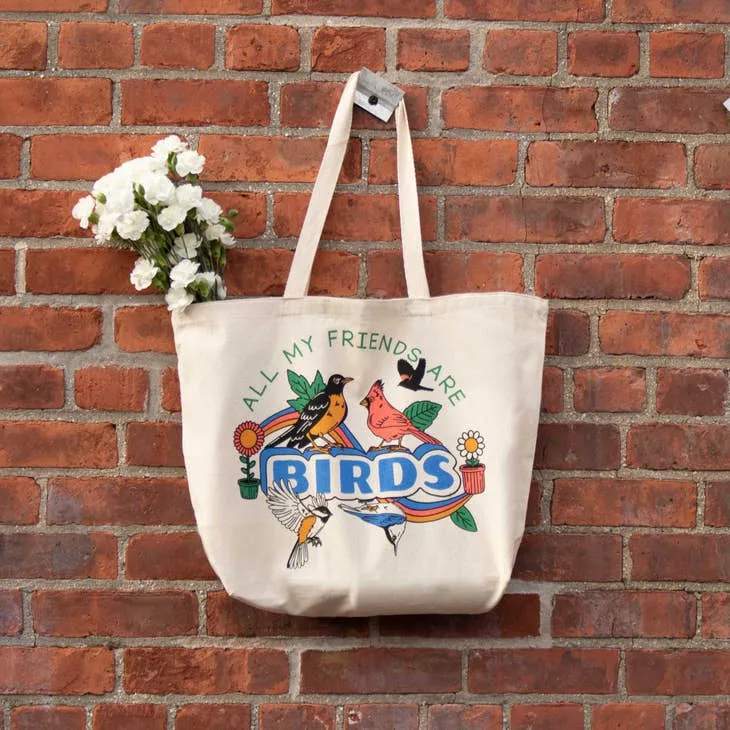 Bird Friends Tote Bag