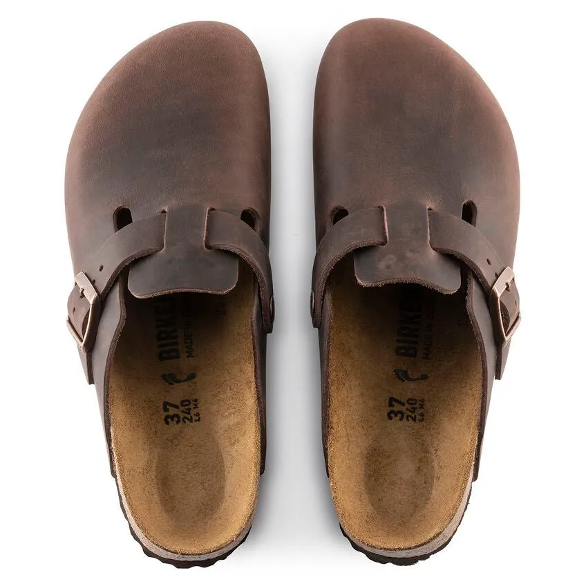 Birkenstock Boston - Habana Oiled Leather