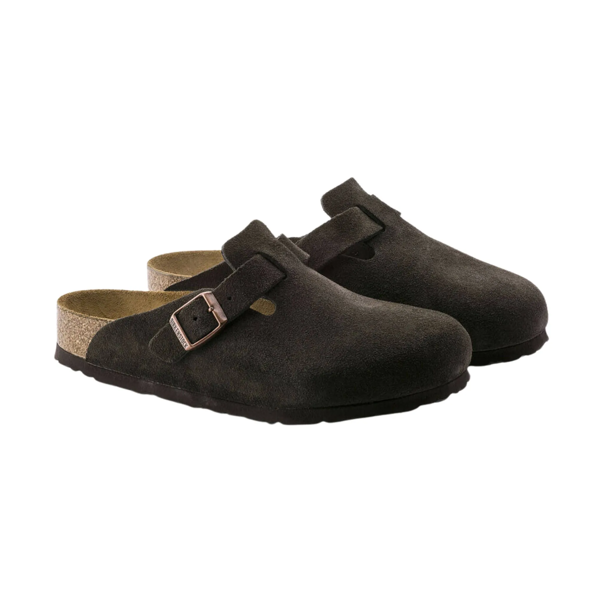 Birkenstock Boston Soft Footbed - Suede Mocha