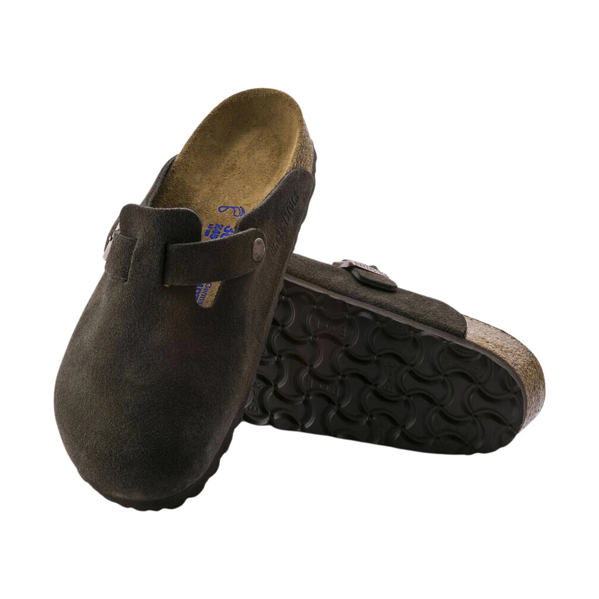 Birkenstock Boston Soft Footbed - Suede Mocha