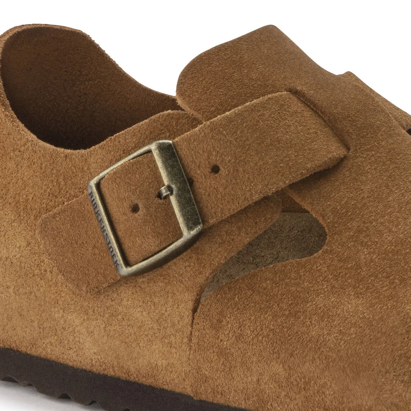 Birkenstock London Suede Reg Sandal Mink