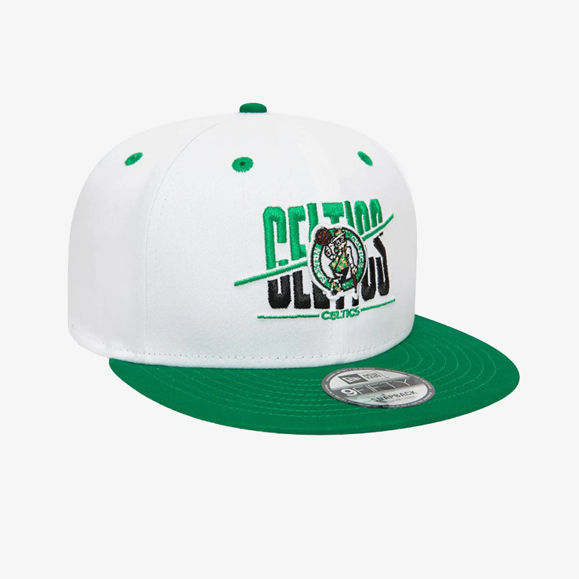 BOSTON CELTICS CROWN 9FIFTY SNAPBACK CAP 'WHITE'