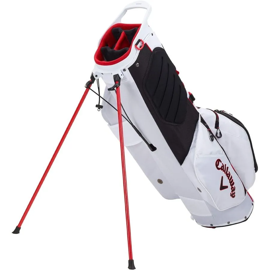 Callaway 2021 Fairway C Stand Bag - White/Black/Red