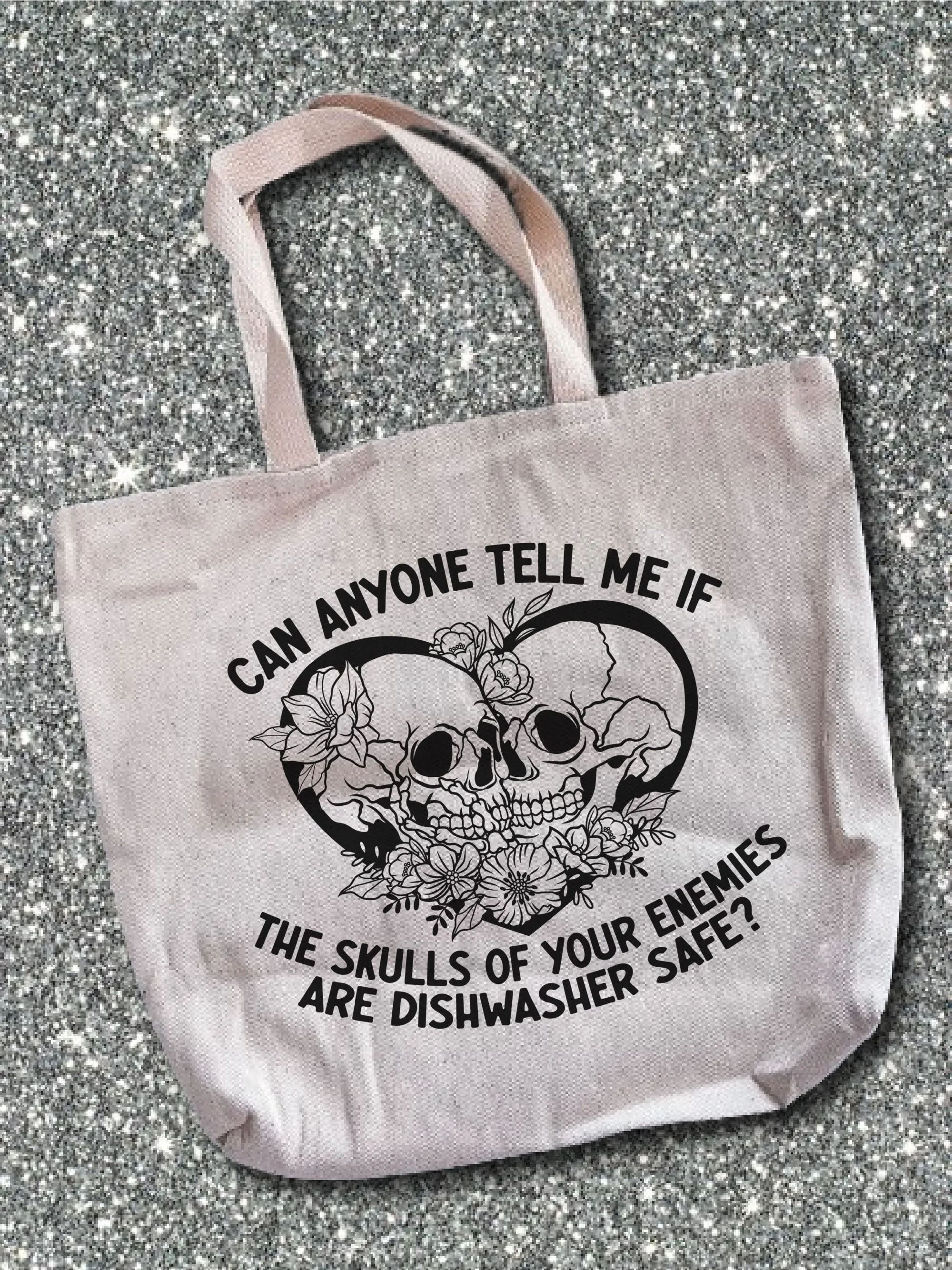 Can Anyone Tell Me If The Skulls Of Your Enemies Are dishwasher Safe? Tote Bag