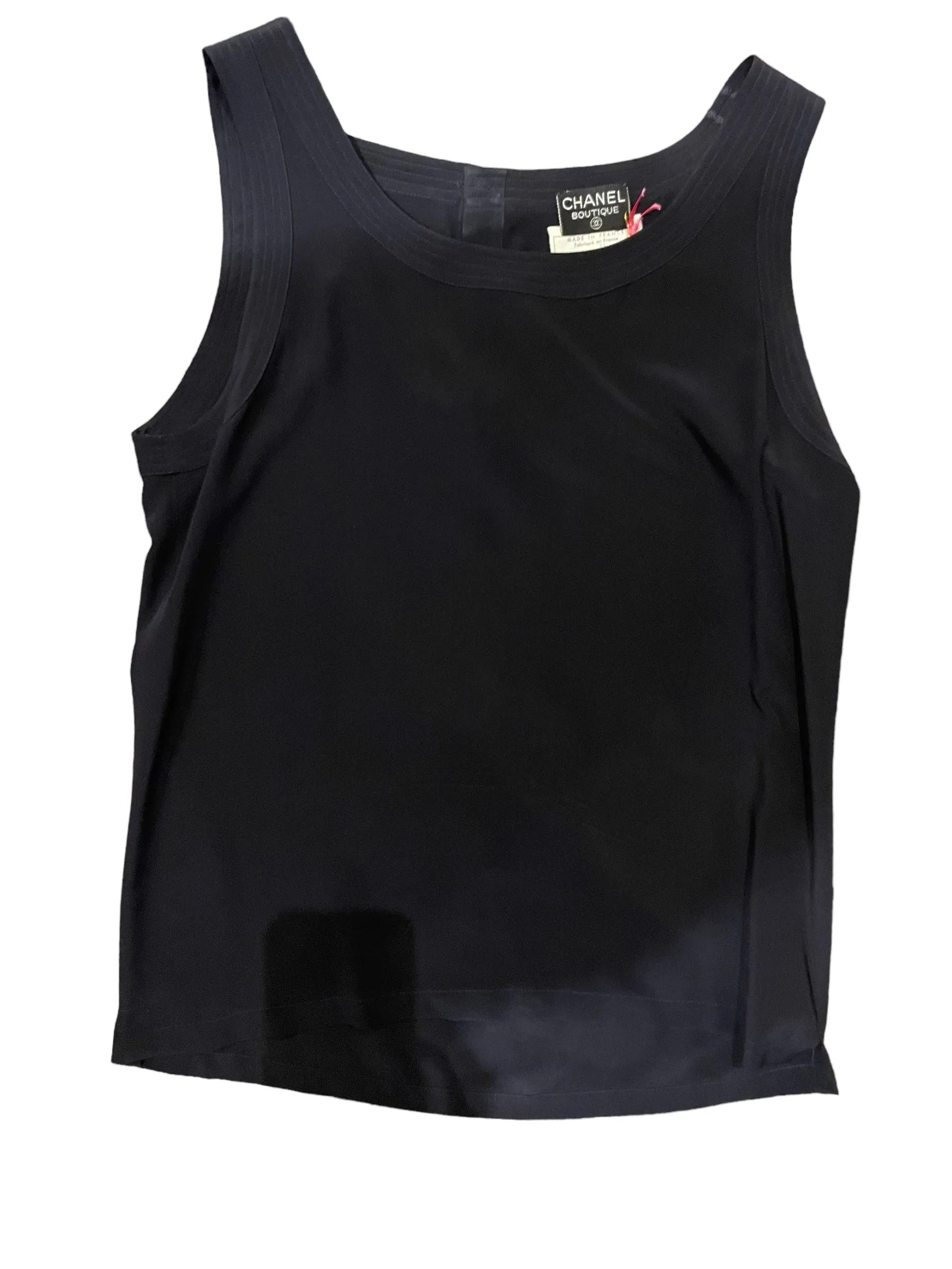 Chanel Navy Blue Tank (Size 10)