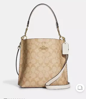 Coach Mollie Bucket Bag 22 In Signature Canvas