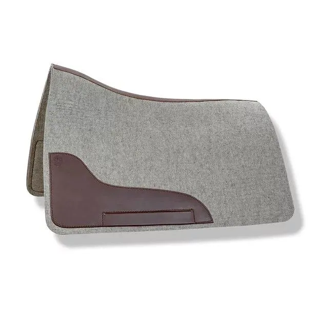 DP Saddlery Wool Felt Pad Bueckeburger/Amarant/Jerez