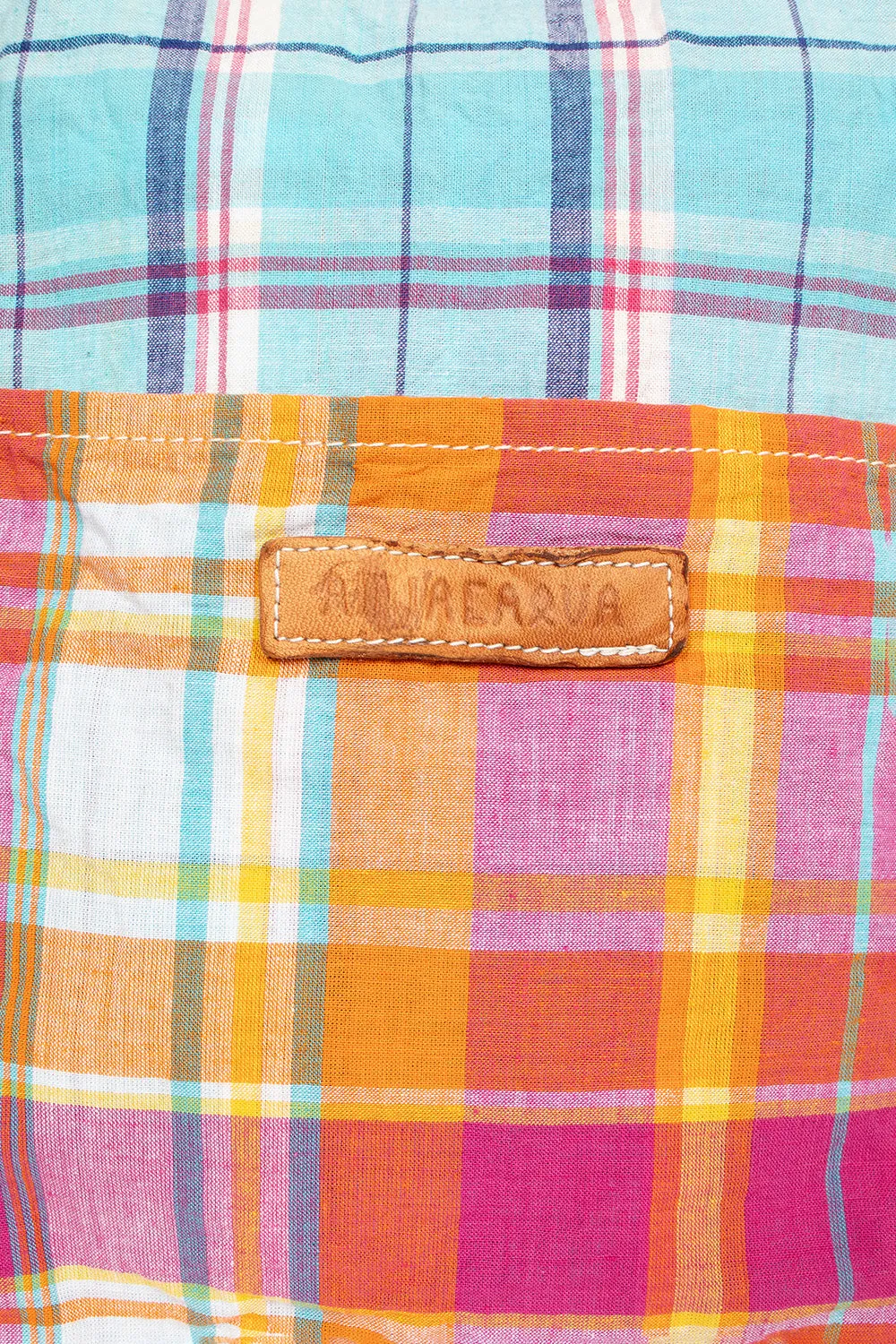 Easy Bag Orange Plaid