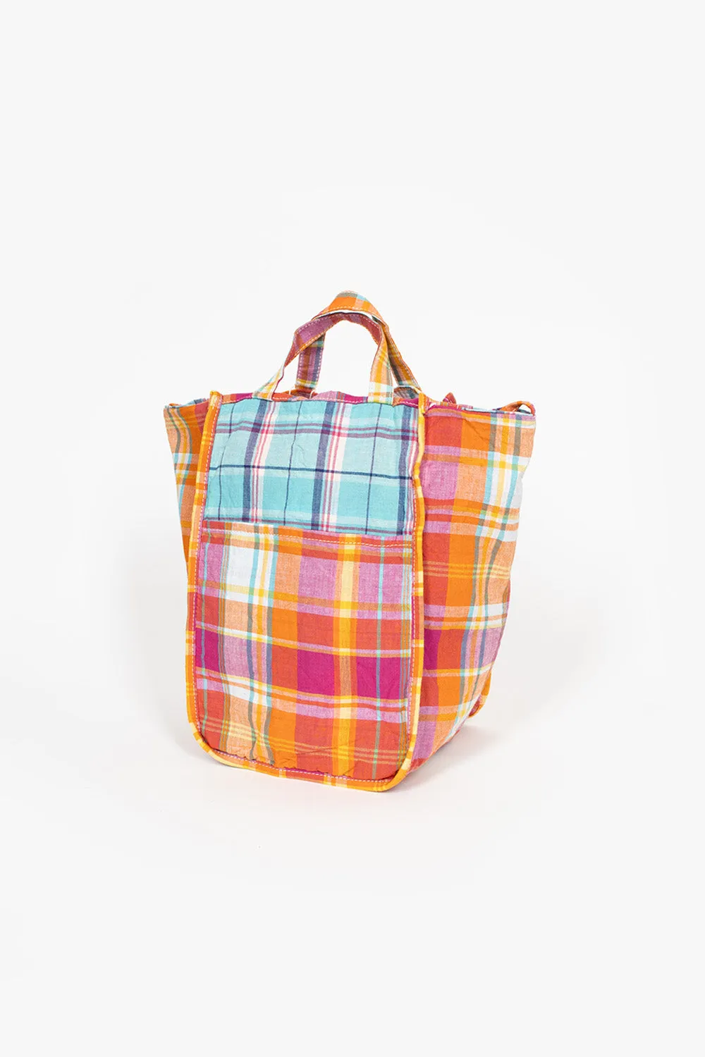 Easy Bag Orange Plaid