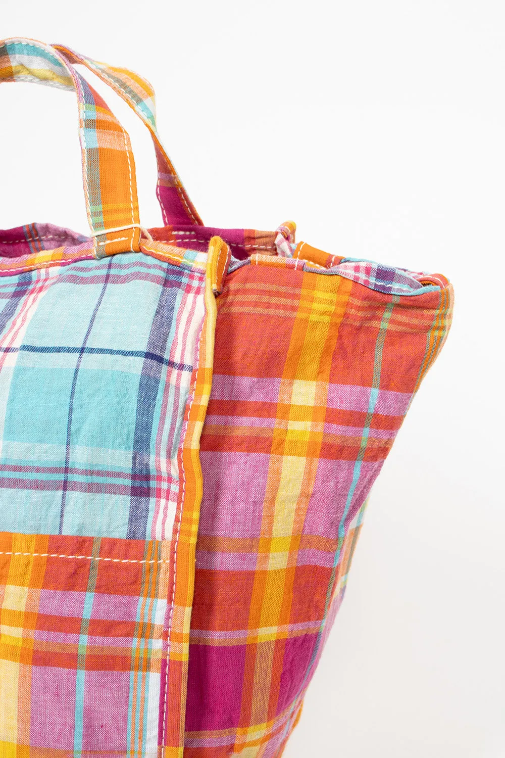 Easy Bag Orange Plaid