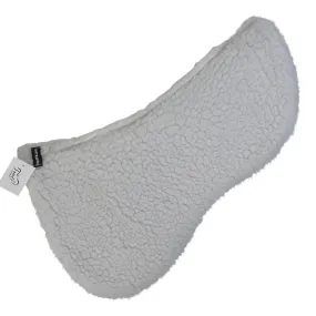 Equifit Fleece Half Pad Cover in White - Standard