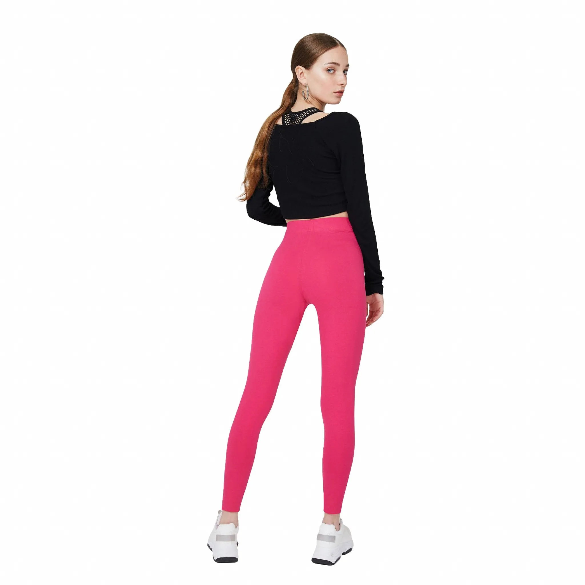 Fashion Tight Basic High Waisted Leggings