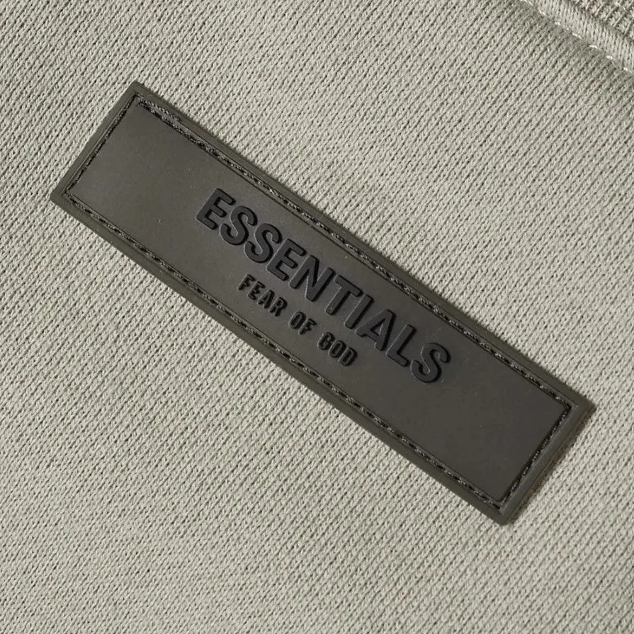 FEAR OF GOD Essentials Felt Logo Crewneck Sweatshirt Smoke