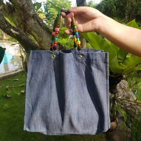 Foldable Denim Tote (Small)