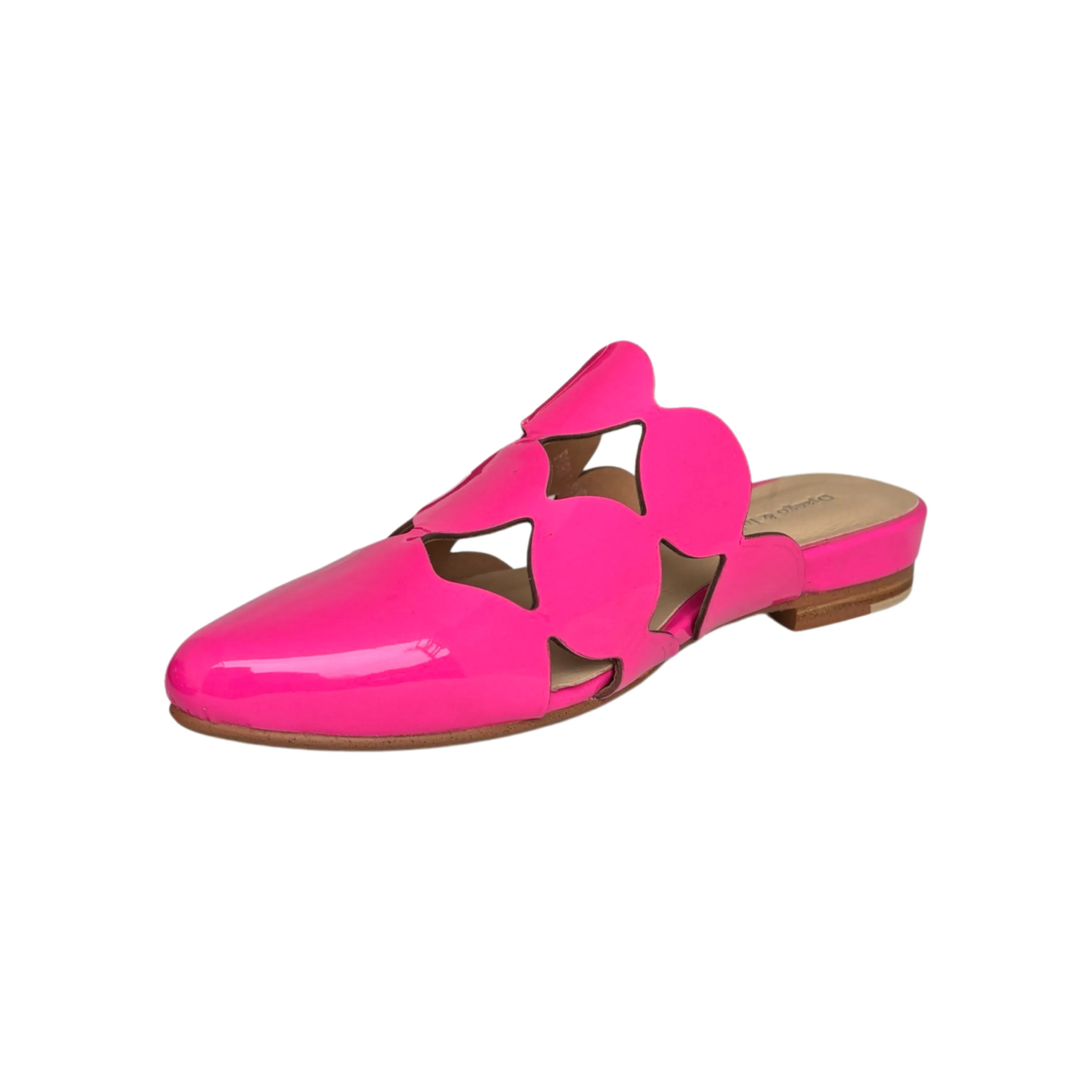 Forli Hot Pink Patent Flat Slide