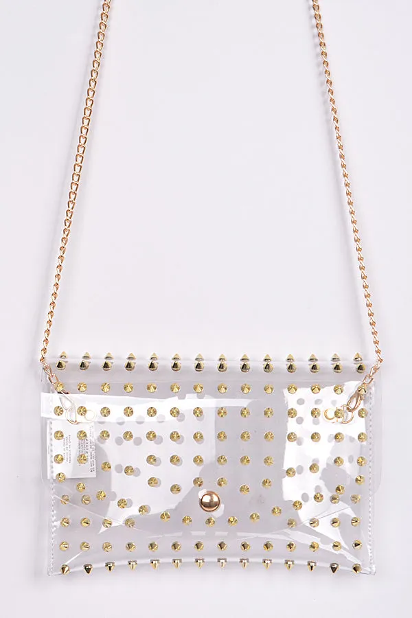 Gold and Clear Purse