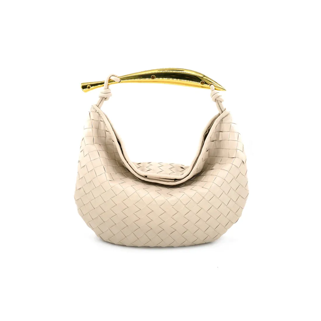 Gold Detail Woven Bag