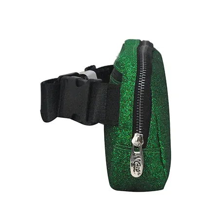 Green Glitter NGIL Belt Bag