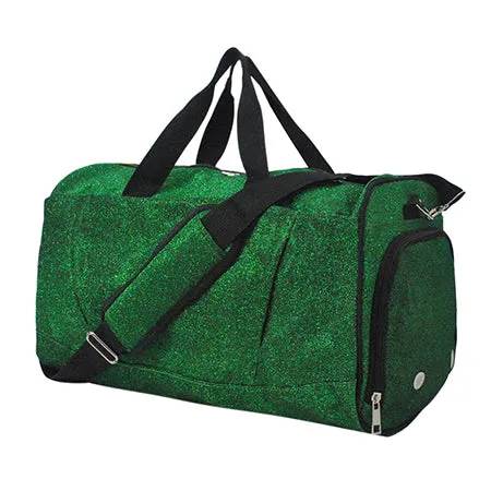 Green Glitter NGIL Gymnastics Dance and Cheer Duffle Bags