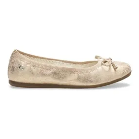 Hush Puppies Rose Gold Josie Children’s Flat