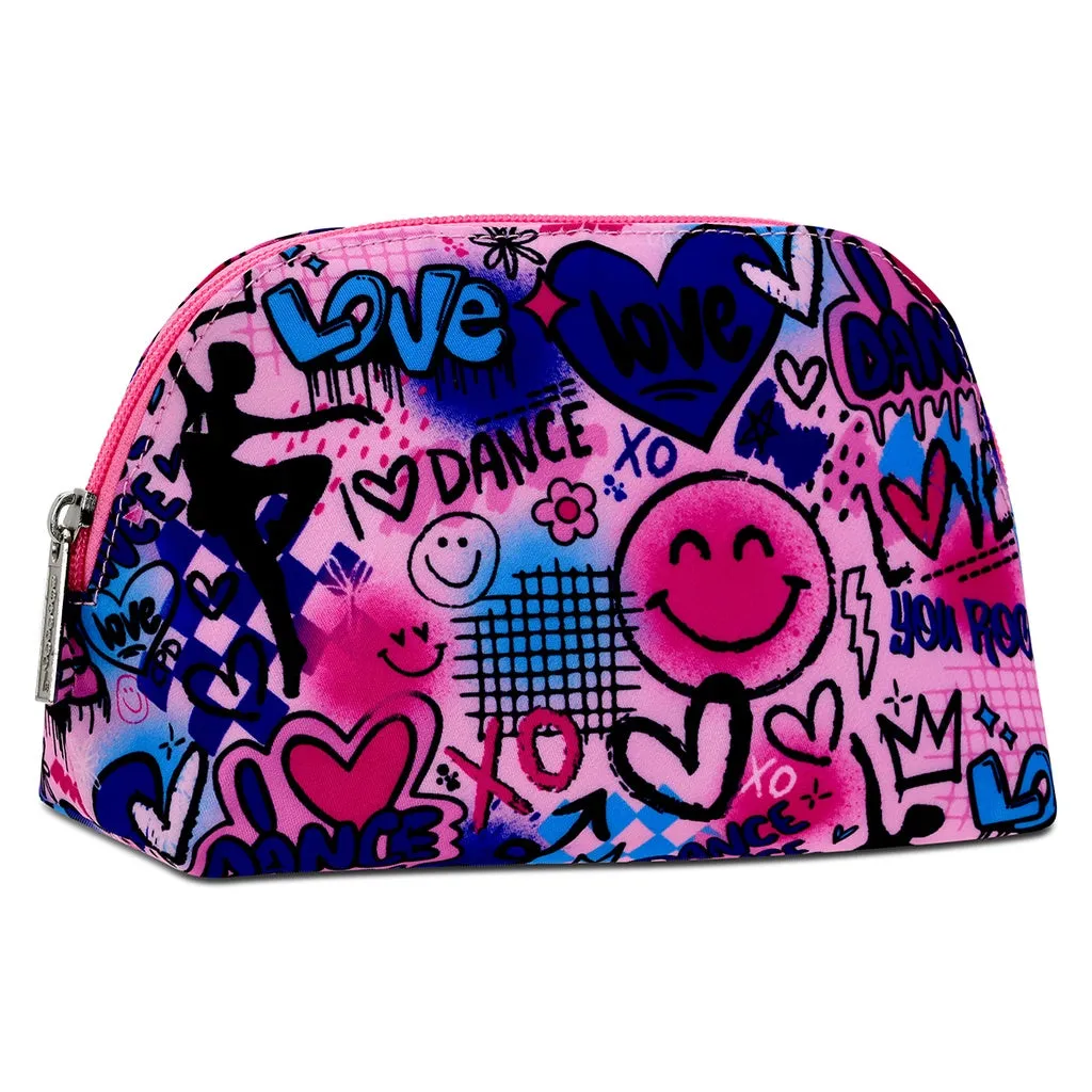 Iscream Corey Paige Dance Oval Cosmetic Bag