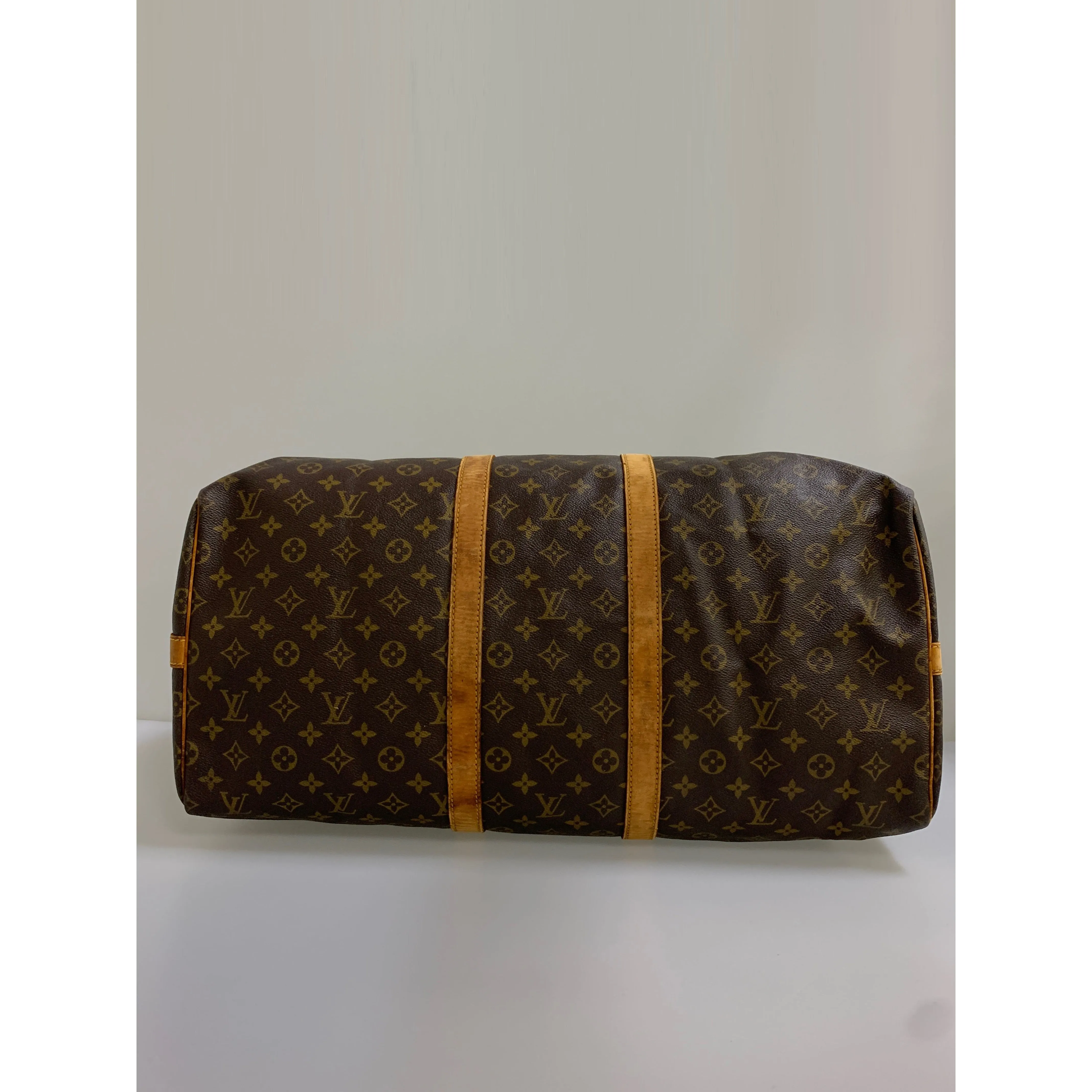 #LOUIS VUITTON/KEEPALL 55_MONOGRAM CANVAS/Boston Bag/BRW/PVC