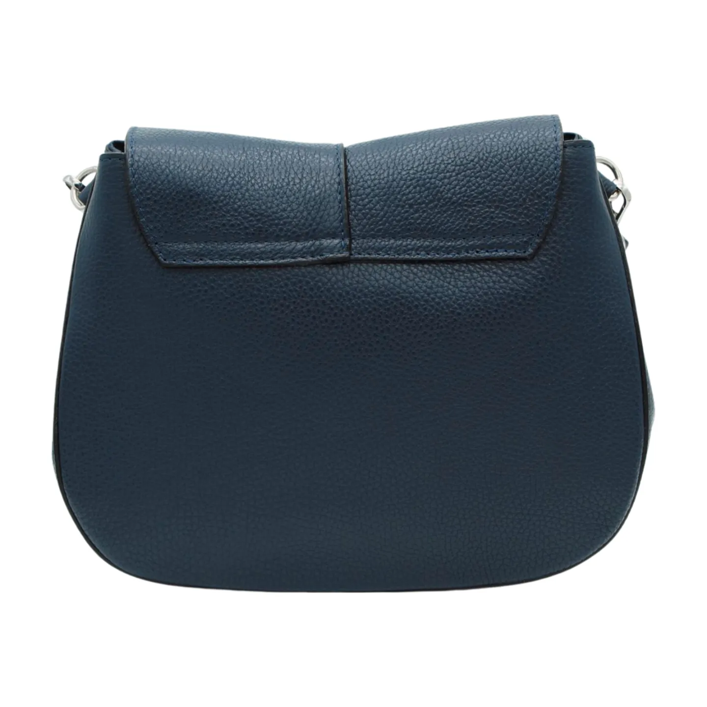 Marco Moreo Navy Leather Saddle Bag 1816