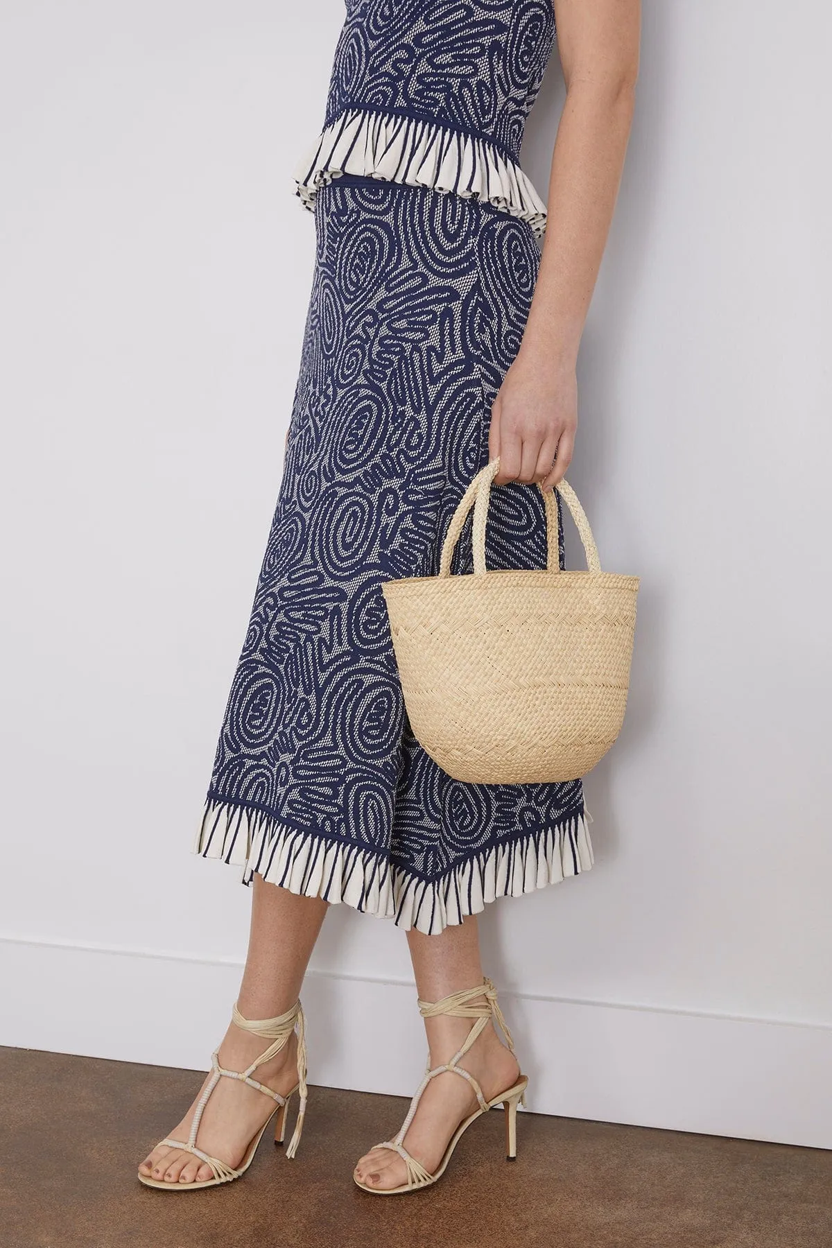 Marta Small Basket Tote in Natural