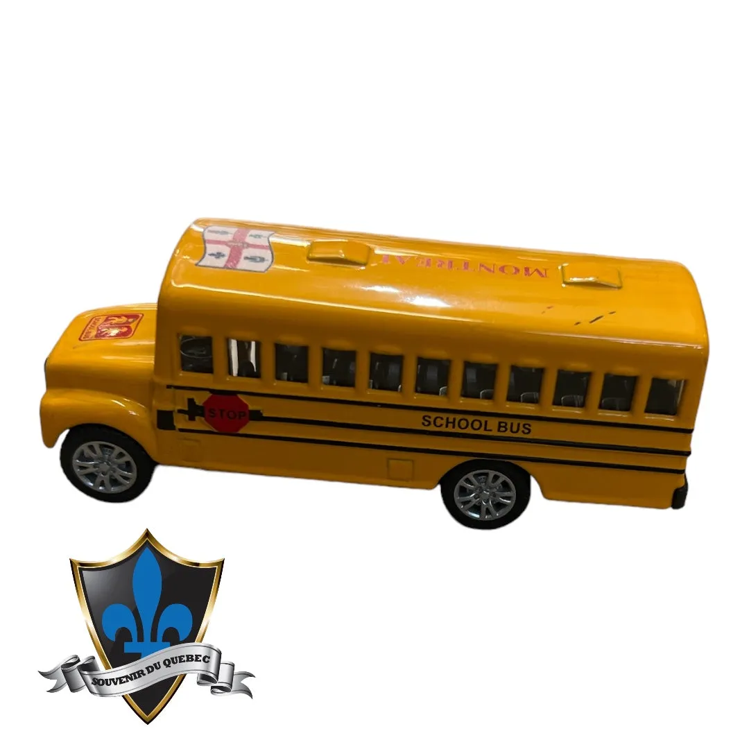 Montreal School Bus 8cm.