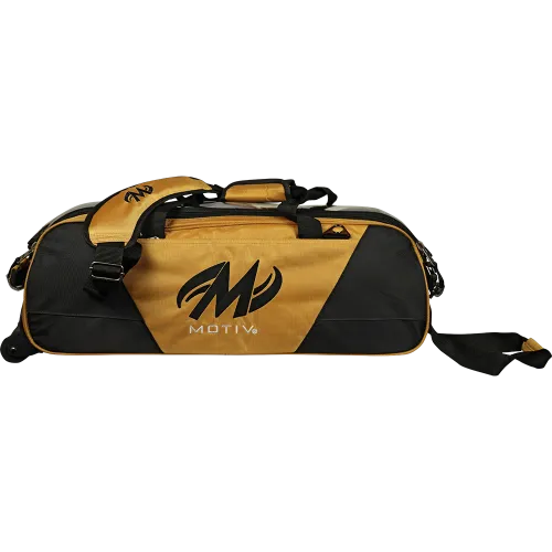 Motiv Ballistix Triple Tote Gold Shoe Bag Bundle