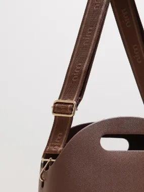 Nim Shoulder Strap | Cocoa/Gold