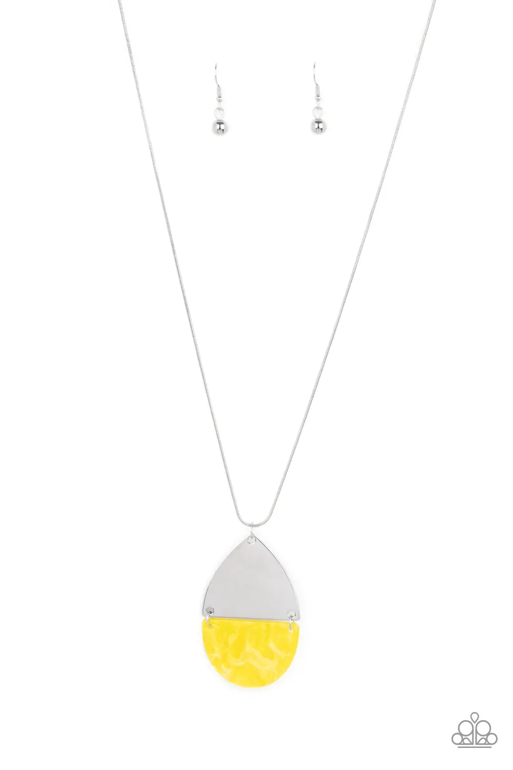 Paparazzi Rainbow Shores - Yellow Necklace