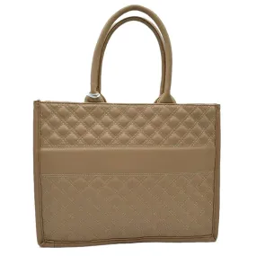 Quilted Fashion Satchel Tote Bag