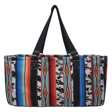 SALE! Black Cow Serape NGIL Utility Bag