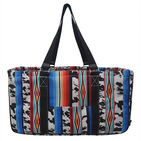 SALE! Black Cow Serape NGIL Utility Bag