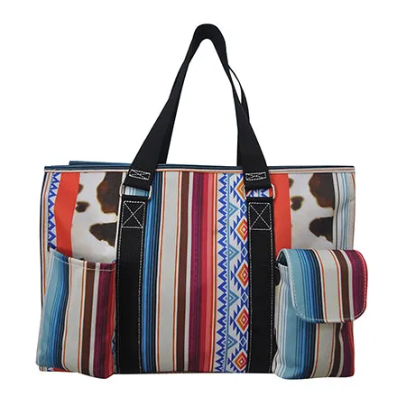 SALE! Retro Cow NGIL Zippered Caddy Organizer Tote Bag