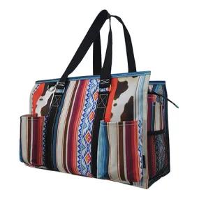 SALE! Retro Cow NGIL Zippered Caddy Organizer Tote Bag