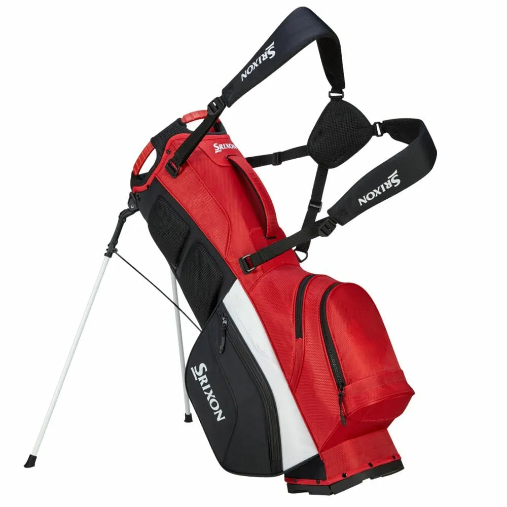 Srixon Premium Stand Bag - Red/Wht/Blk