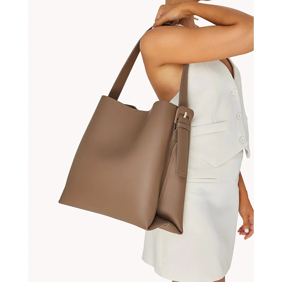 TARA TOTE BAG - MOCHA