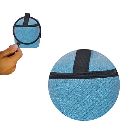 Turquoise Glitter NGIL Cosmetic Case