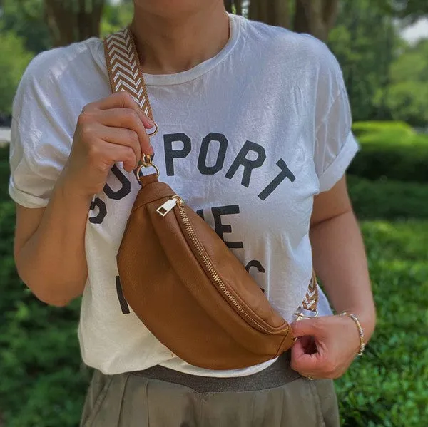 Vegan Leather Fringed Or Not Sling Bag