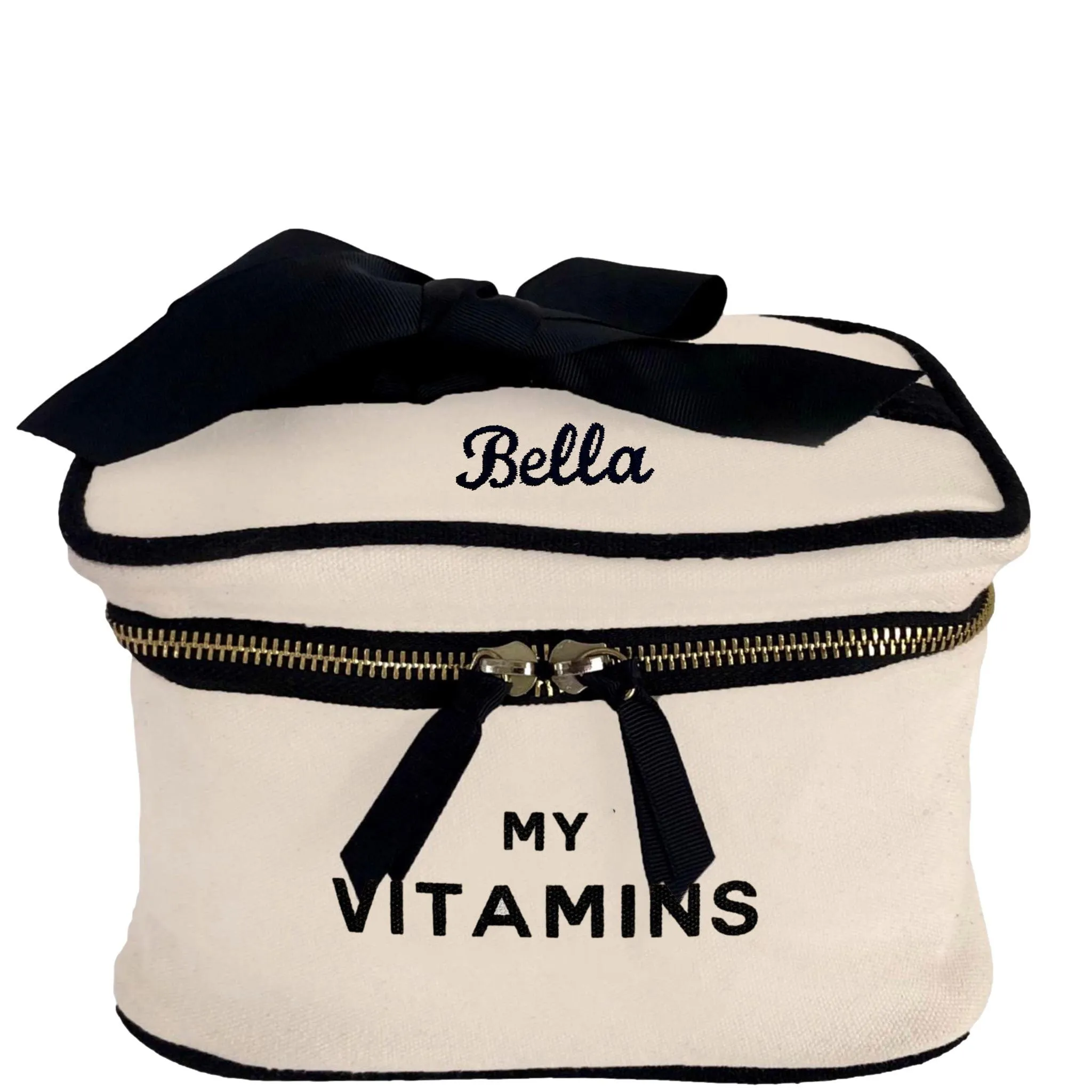 Vitamins Storage and Travel Box, Cream