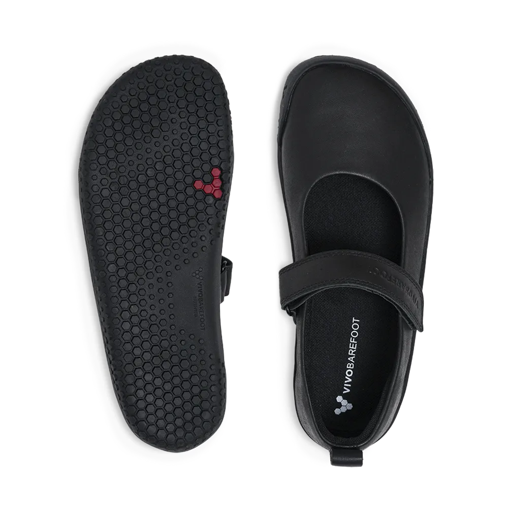 Vivobarefoot Wyn School Juniors Obsidian