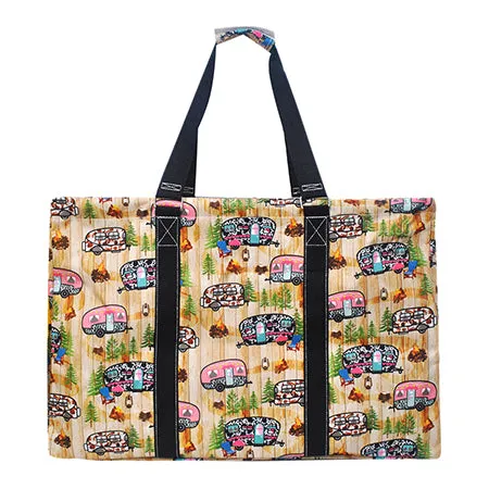 Western Camper Mega Shopping Utility Tote Bag