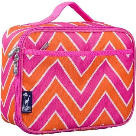 Wildkin Zigzag Pink Lunch Box Bag [BPA-Free]