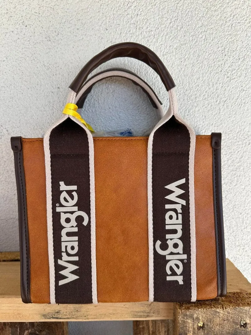 Wrangler Colour Block Small Tote/Crossbody Handbag